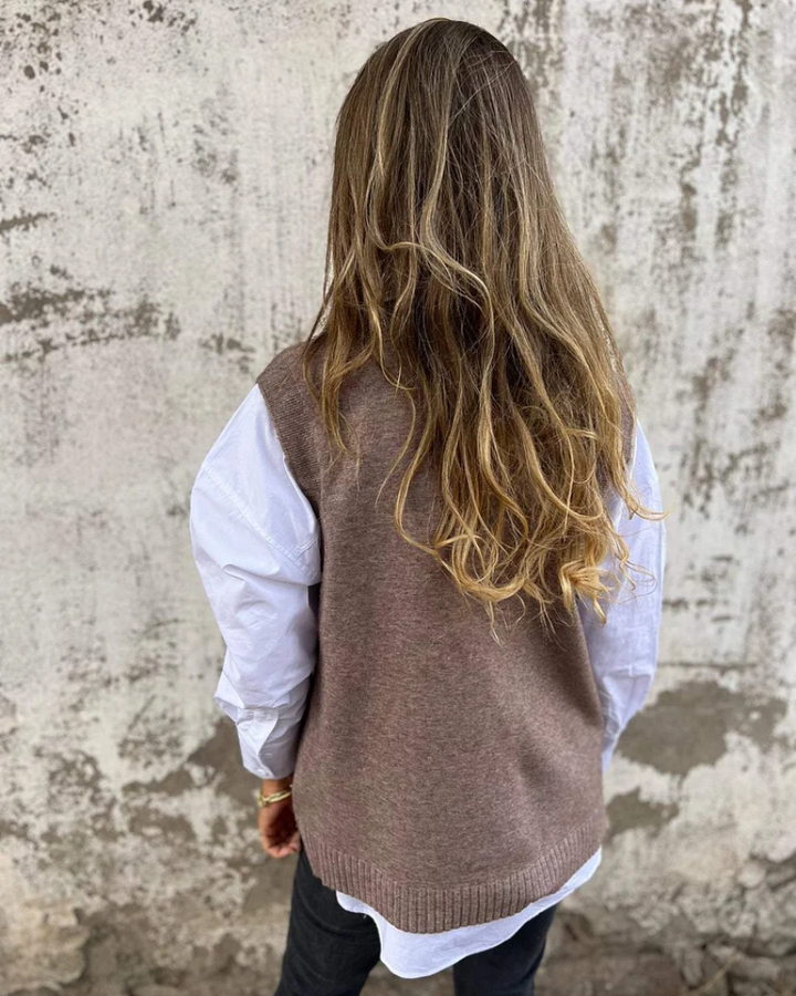 Cashmere V-Neck Vest