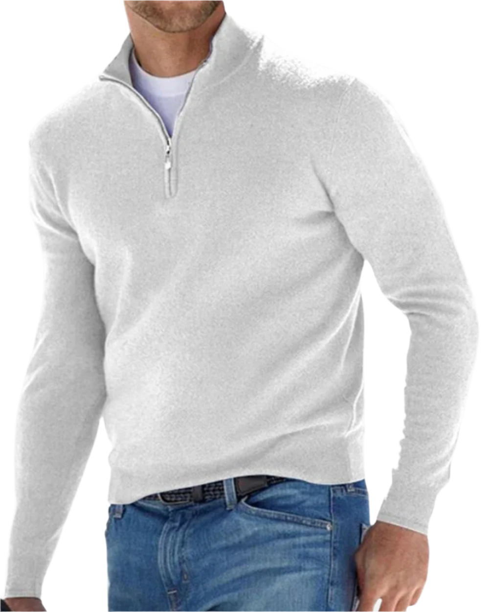 Elegant Zip Jumper