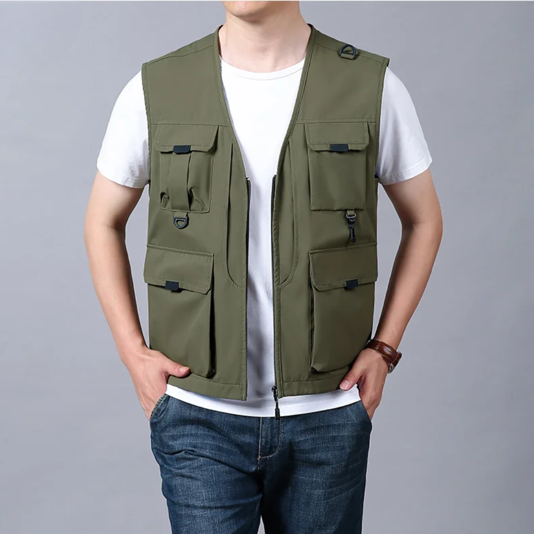 Multi-Pocket Cargo Vest