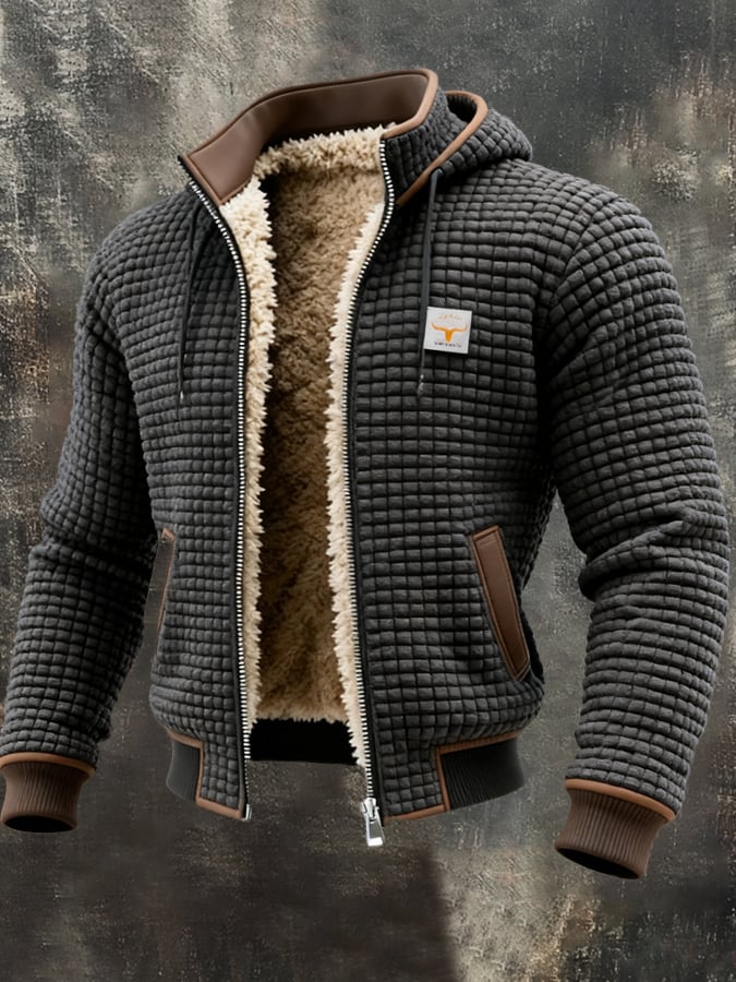 Sherpa Lined Zip Hoodie