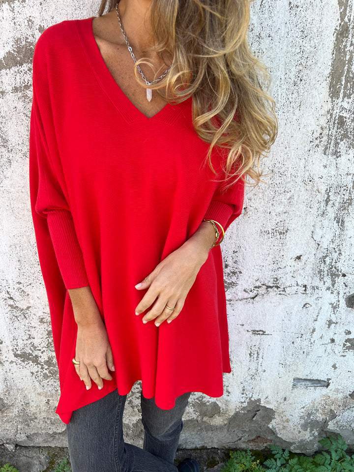 Nathalie | Pull poncho cachemire col V (kopie)