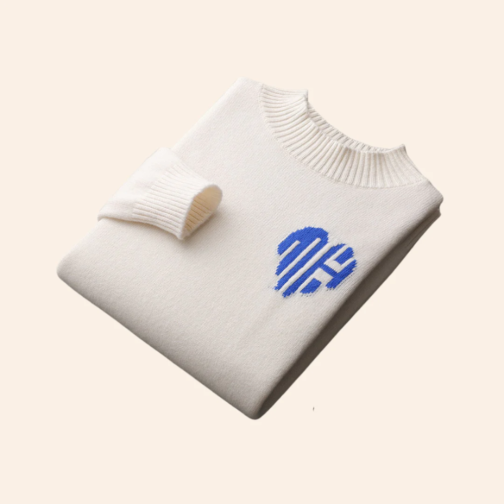 Bora Bora Cashmere Heart Jumper
