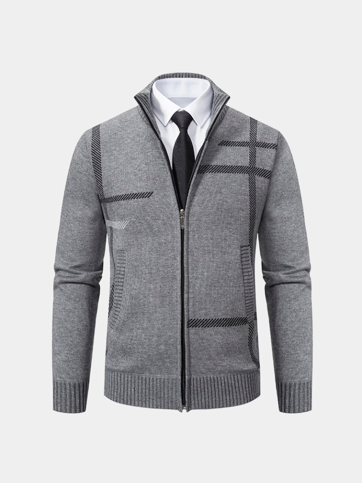Patterned Knit Jacket