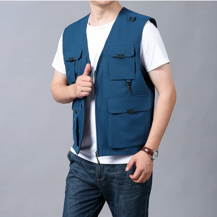Multi-Pocket Cargo Vest