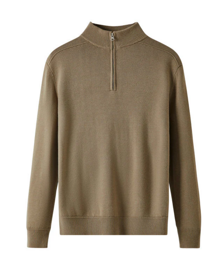 Capri Merino Wool Zip Jumper