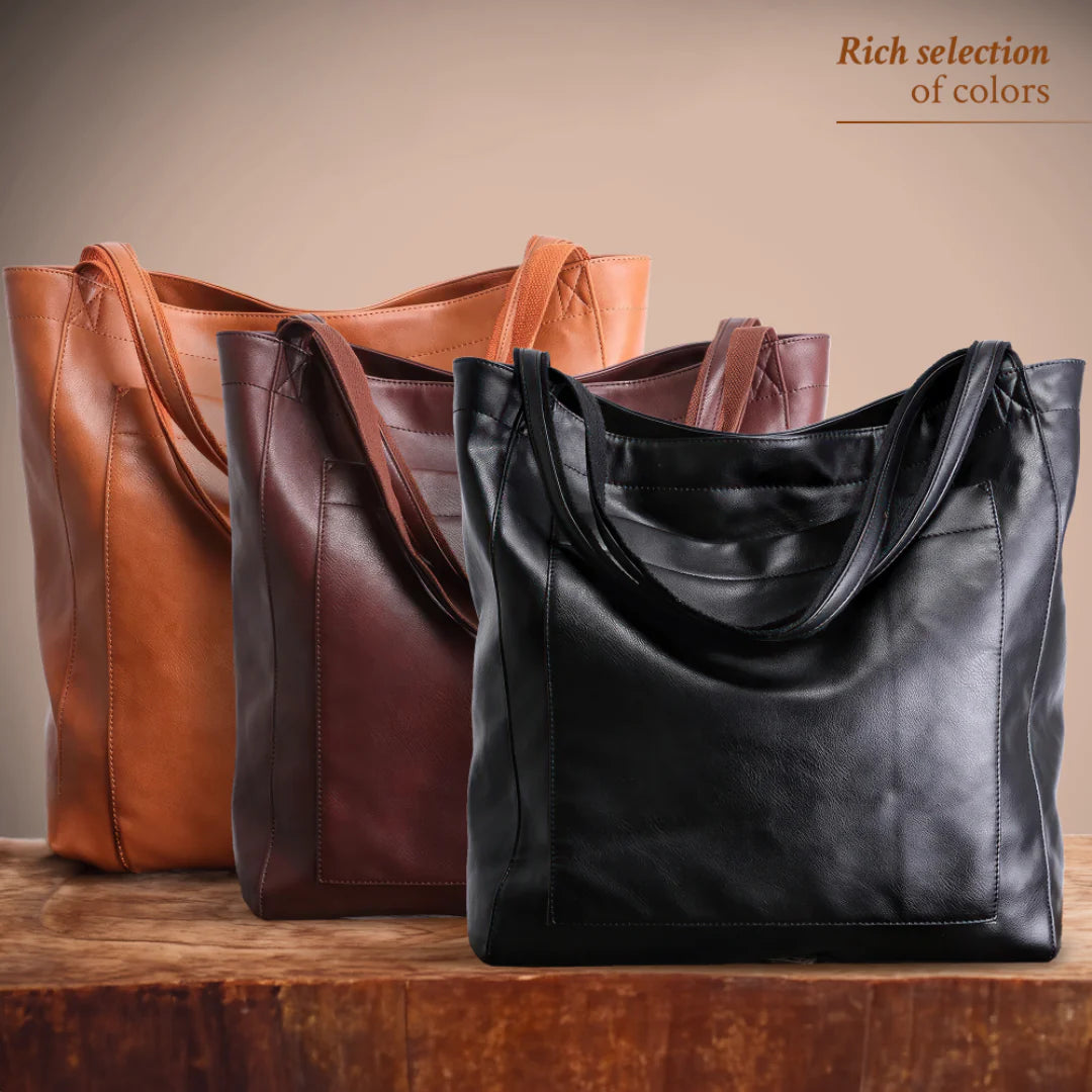Classic Leather Tote Bag