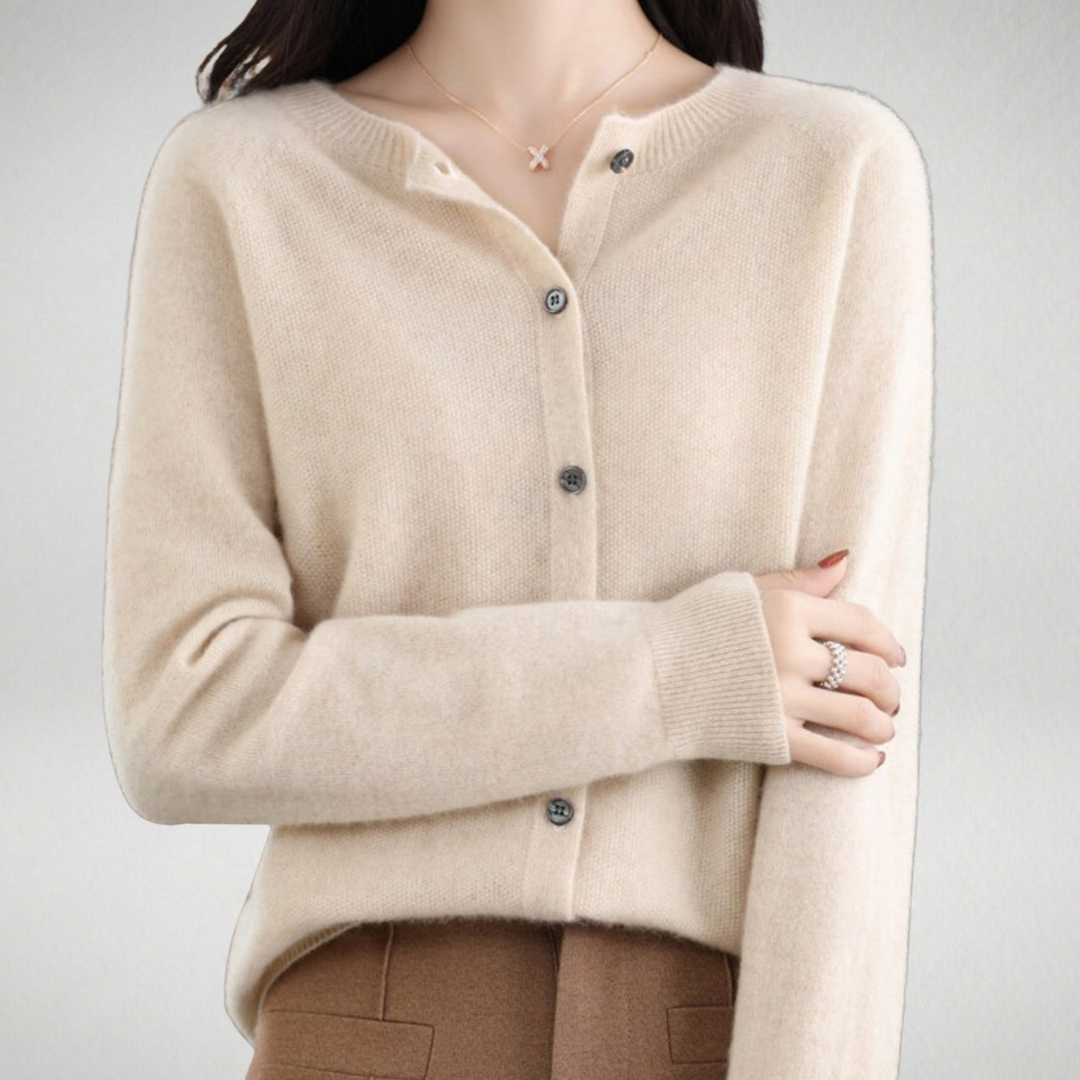 Isabelle | Cardigan cachemire col rond (kopie)