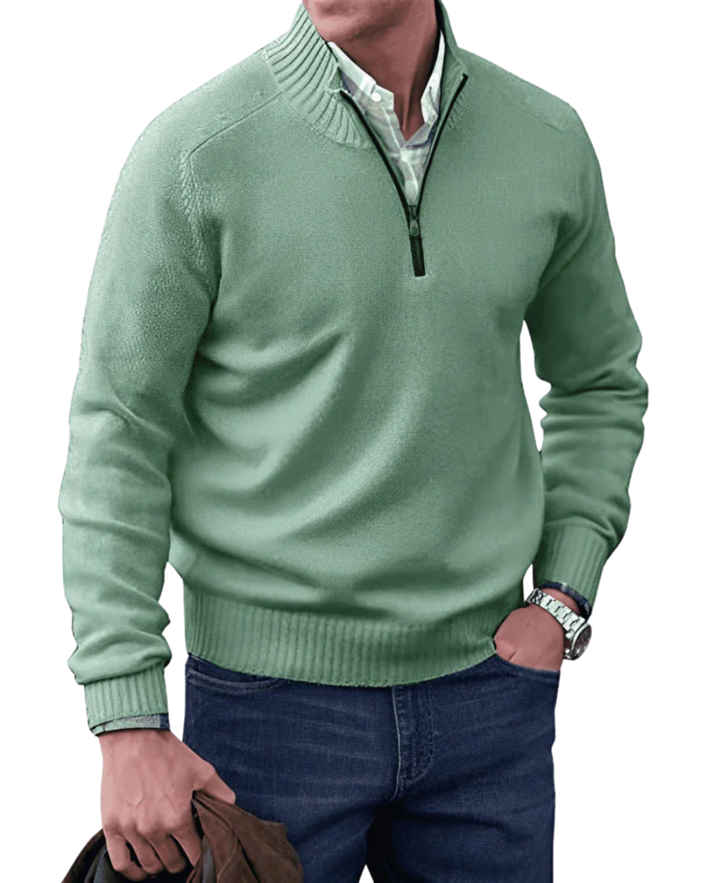 Casual Zip Jumper