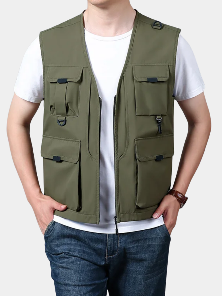 Multi-Pocket Cargo Vest