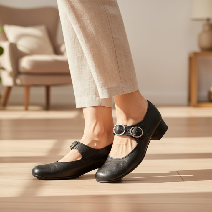 Leather Court Shoes