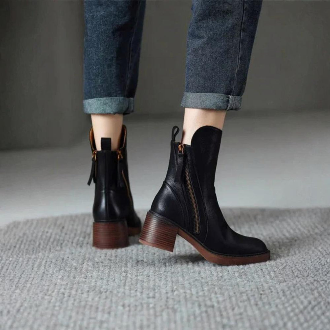 Leather Ankle Boots
