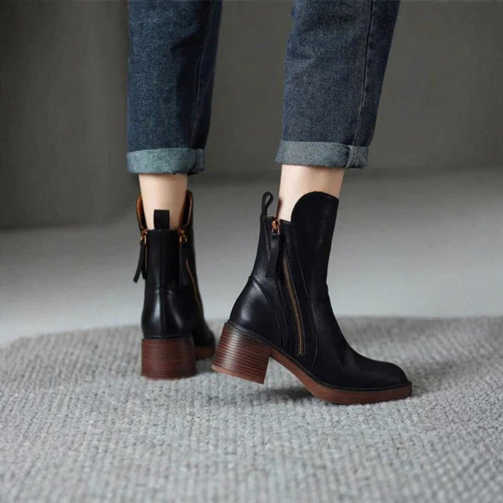 Leather Ankle Boots