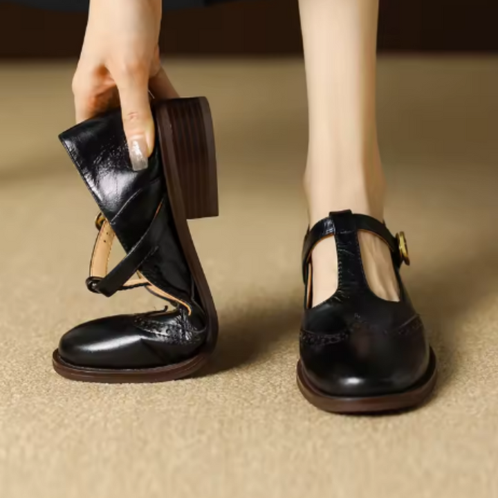 Leather T-Bar Mary Janes