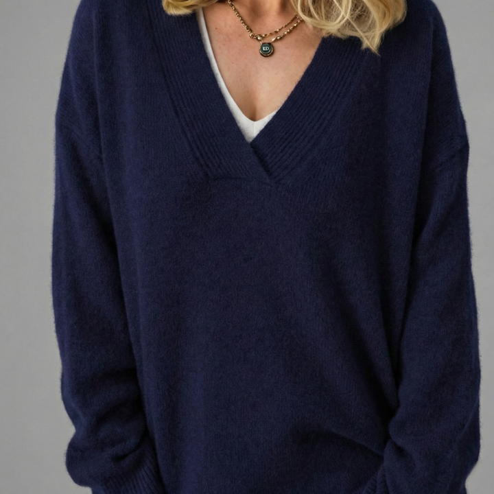 Anne | Pull en cachemire col V (kopie)