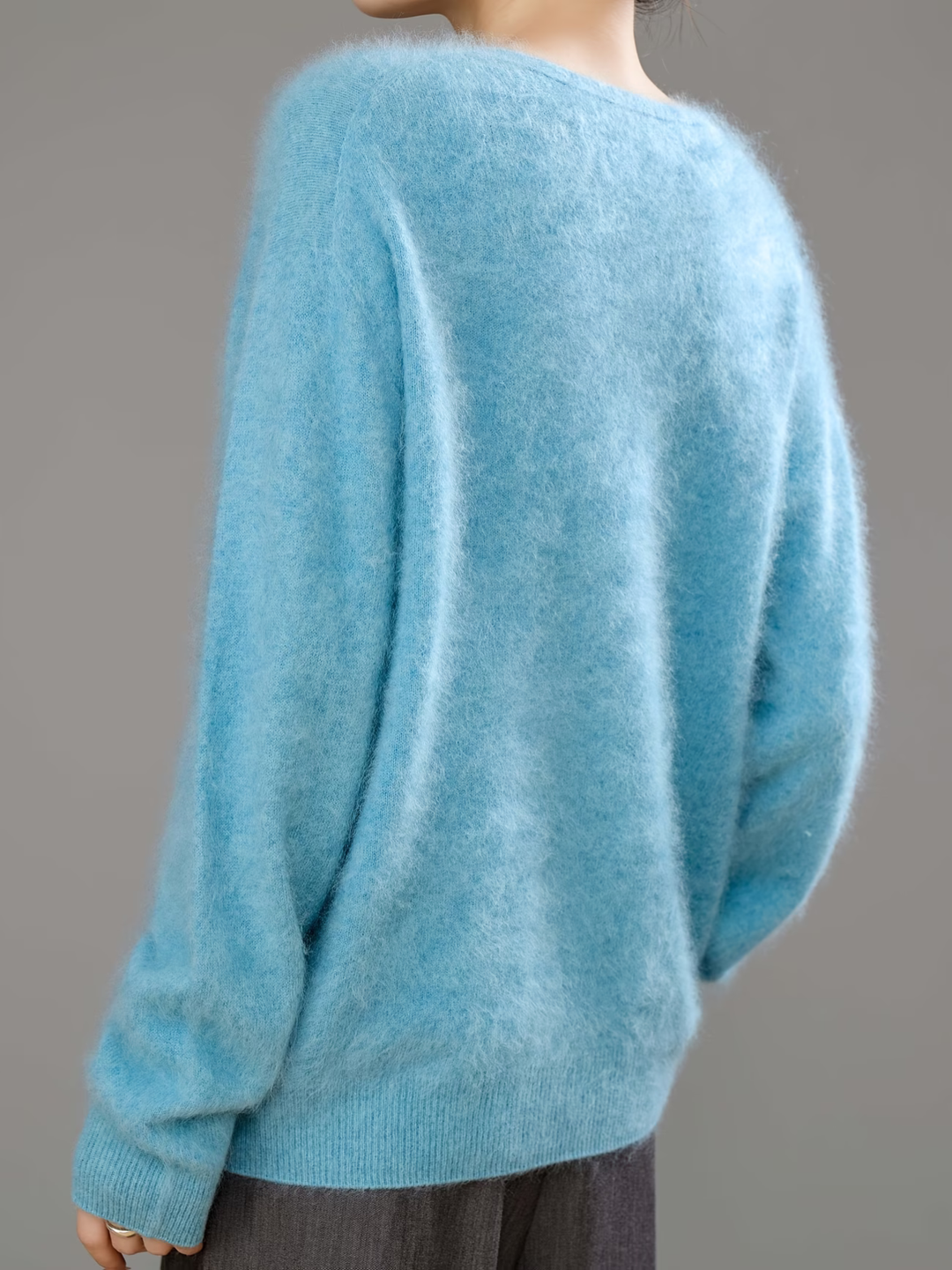 Élise | Pull cachemire brossé col V (kopie)