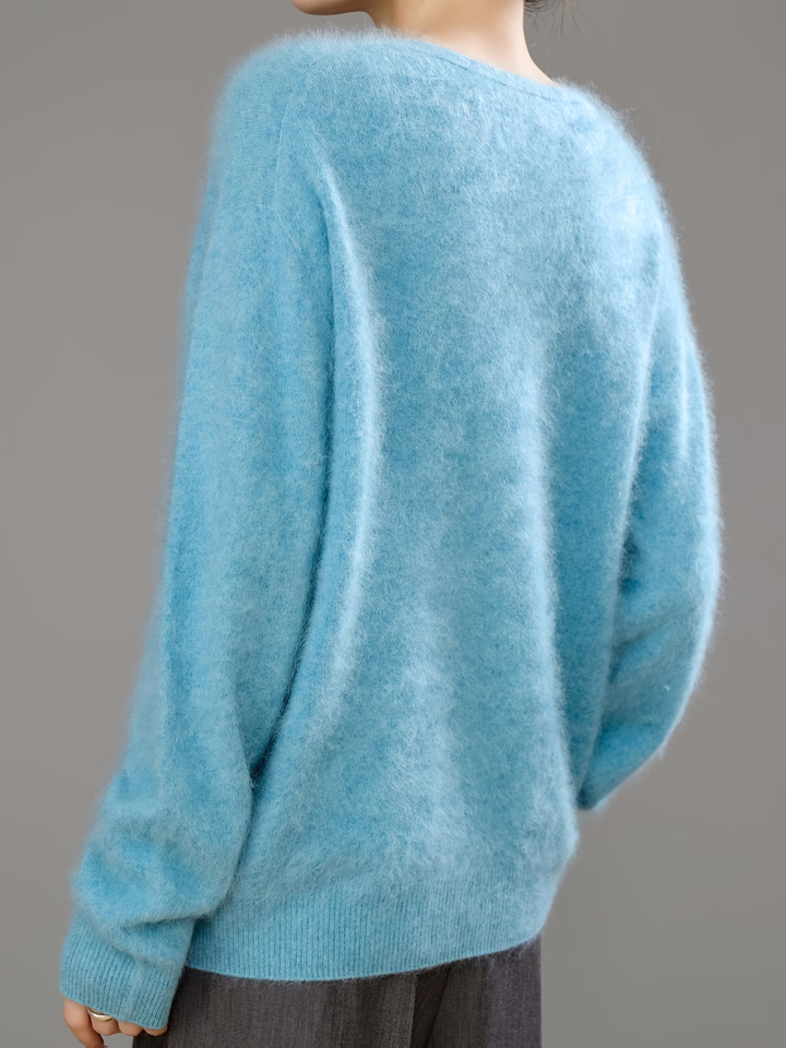 Élise | Pull cachemire brossé col V (kopie)