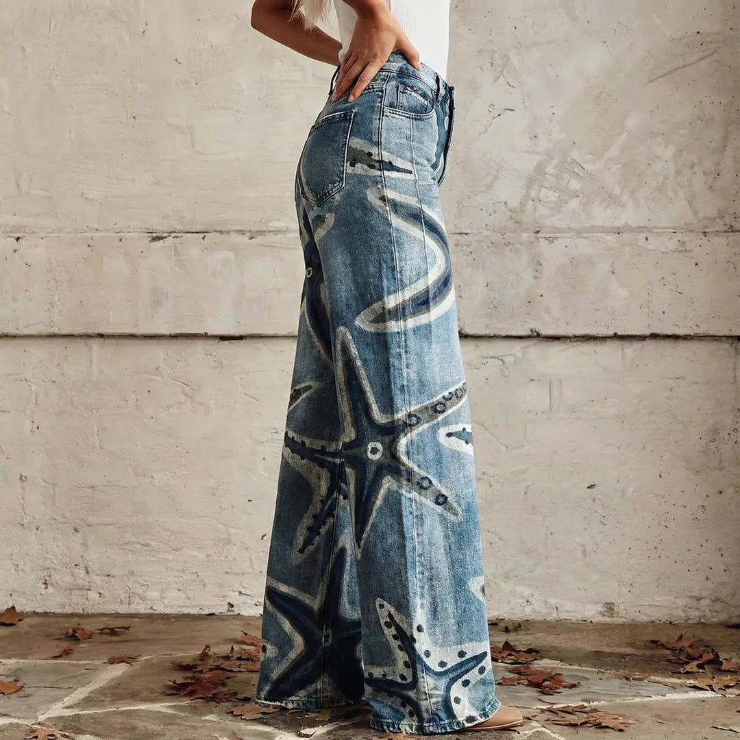 Penelope | Star-Print Jeans