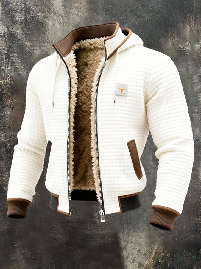 Sherpa Lined Zip Hoodie