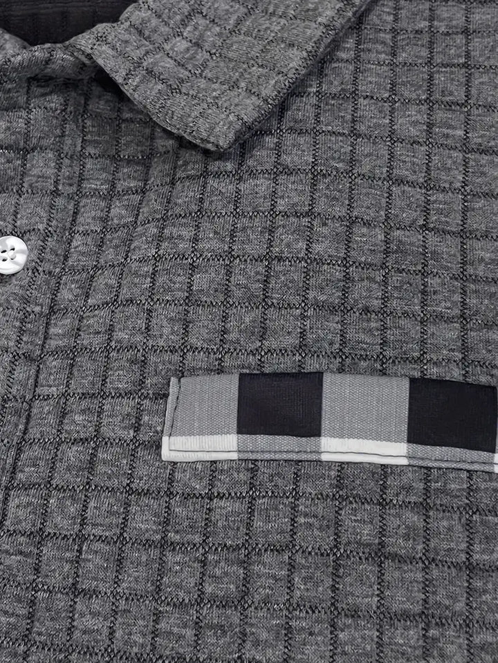 Ribbed Polo Sweater