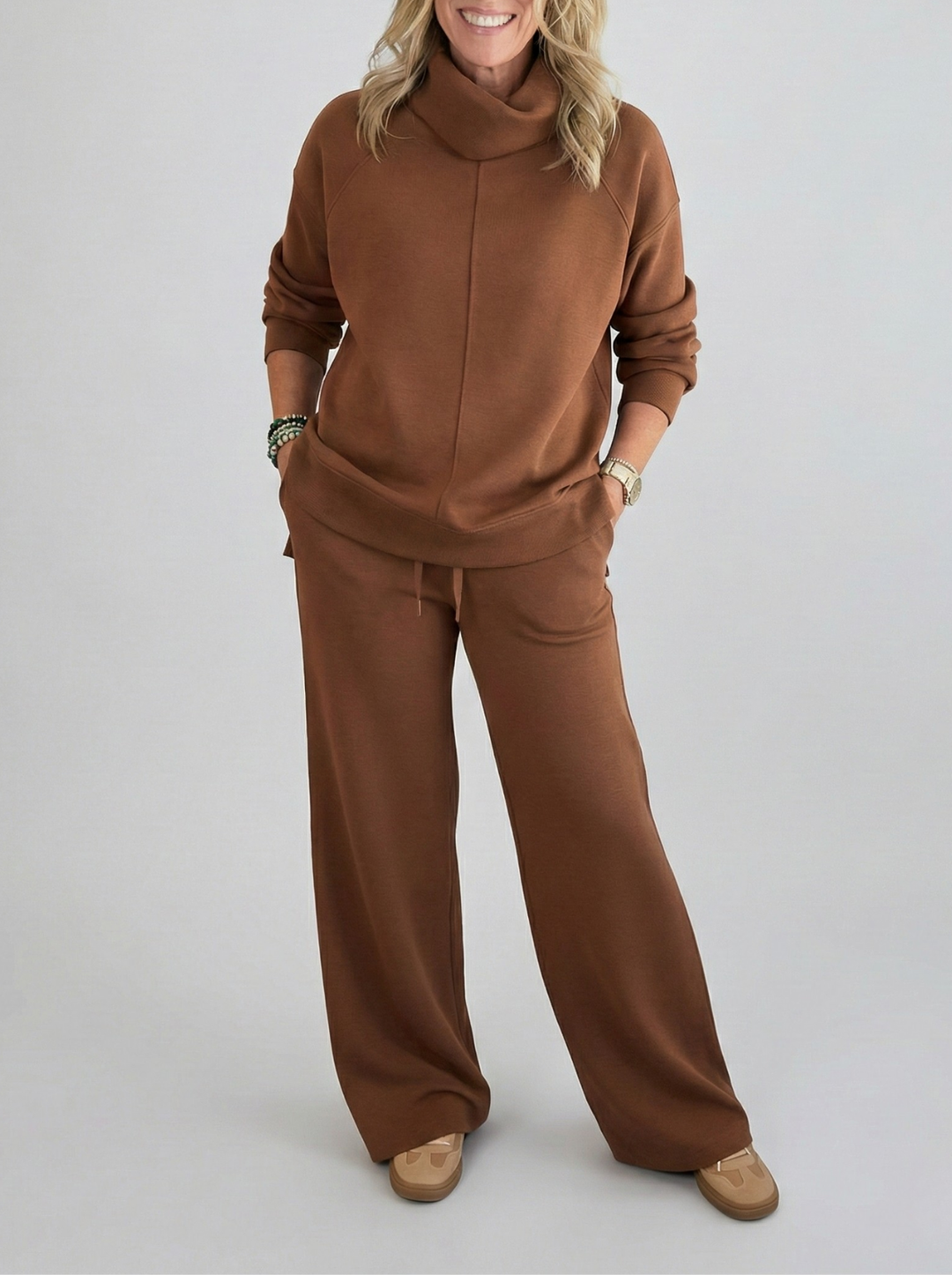 Soft Knit Two-Piece Set