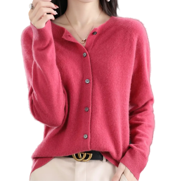 Isabelle | Cardigan cachemire col rond (kopie)