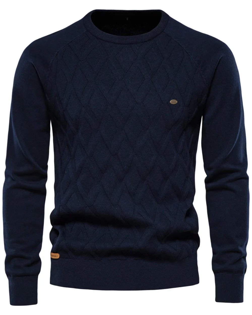 Men's Jumper With Checkered Design V2