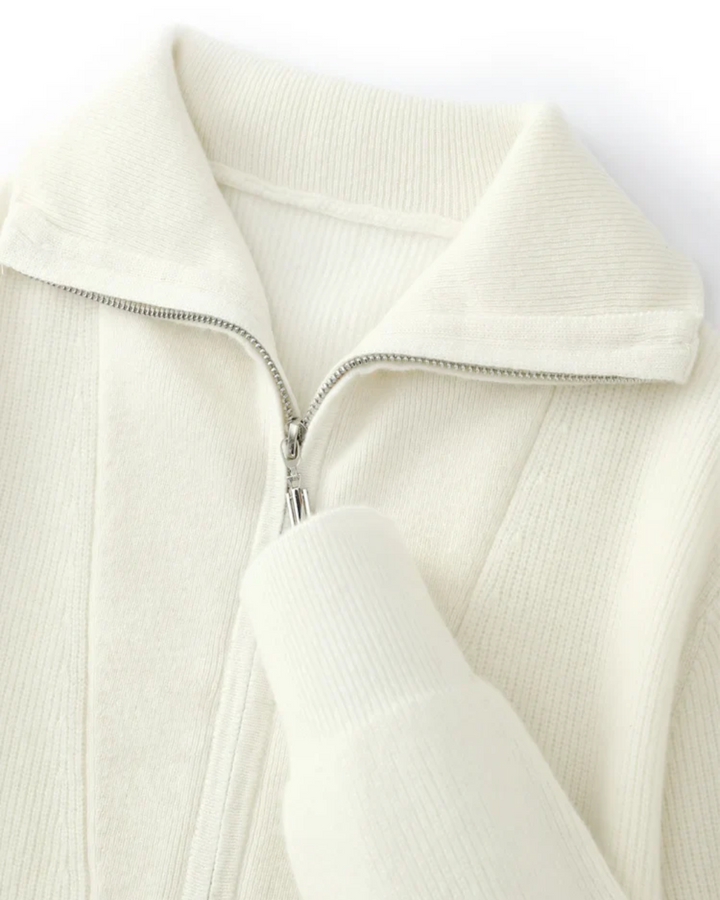 Portofino Cashmere Half Zip Jumper