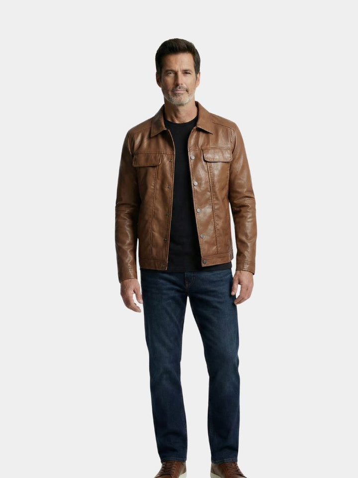 Bronze Leather Jacket