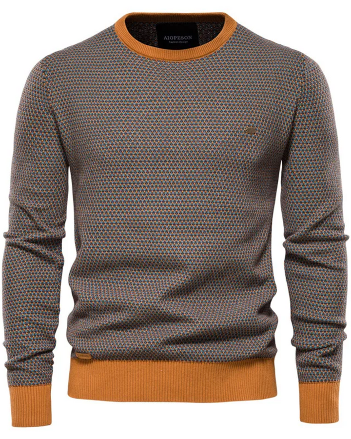Men's Chequered Jumper