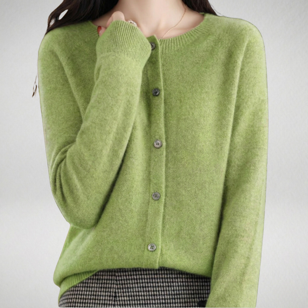Isabelle | Cardigan cachemire col rond (kopie)