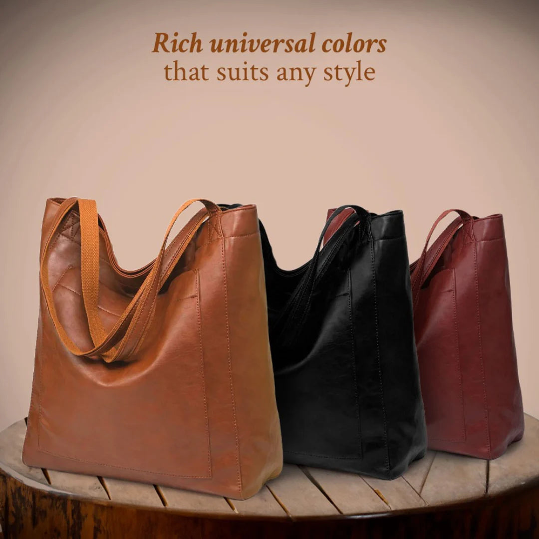 Classic Leather Tote Bag