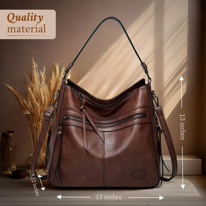 Soft Leather Hobo Bag