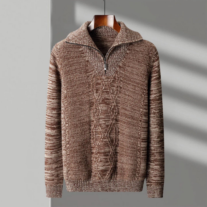 Taranto Merino Wool Zip Jumper