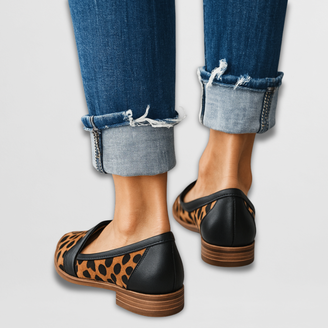 Pointed-Toe Suede Loafers