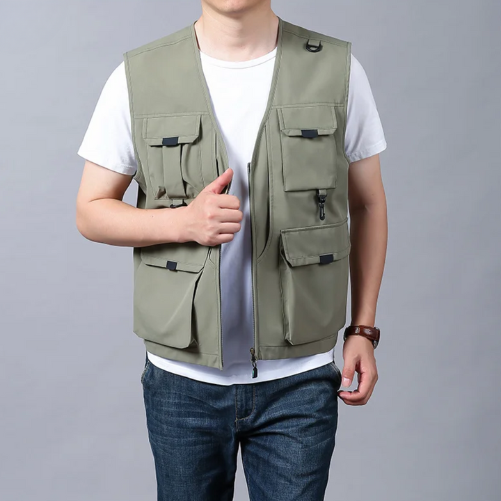 Multi-Pocket Cargo Vest