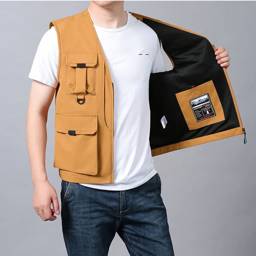 Multi-Pocket Cargo Vest