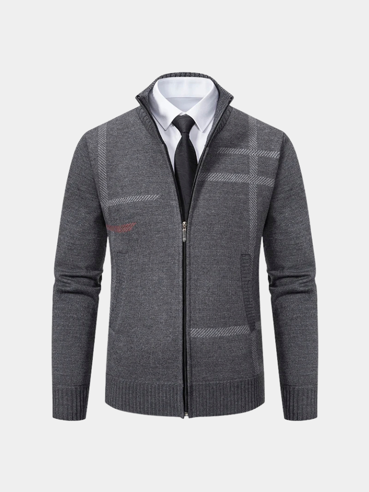 Patterned Knit Jacket