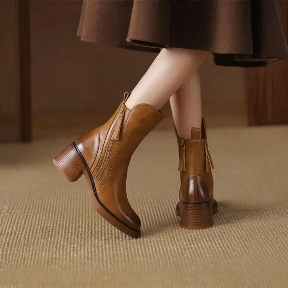 Leather Ankle Boots