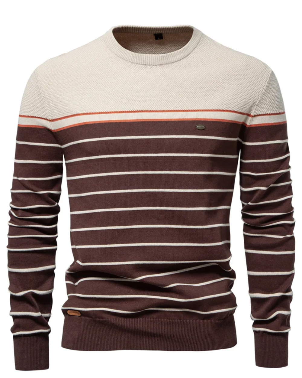 Men's Jumper With Stripe Design