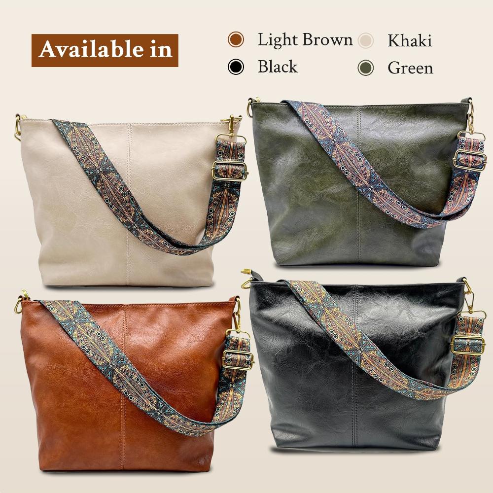 Woven-Strap Leather Tote Bag