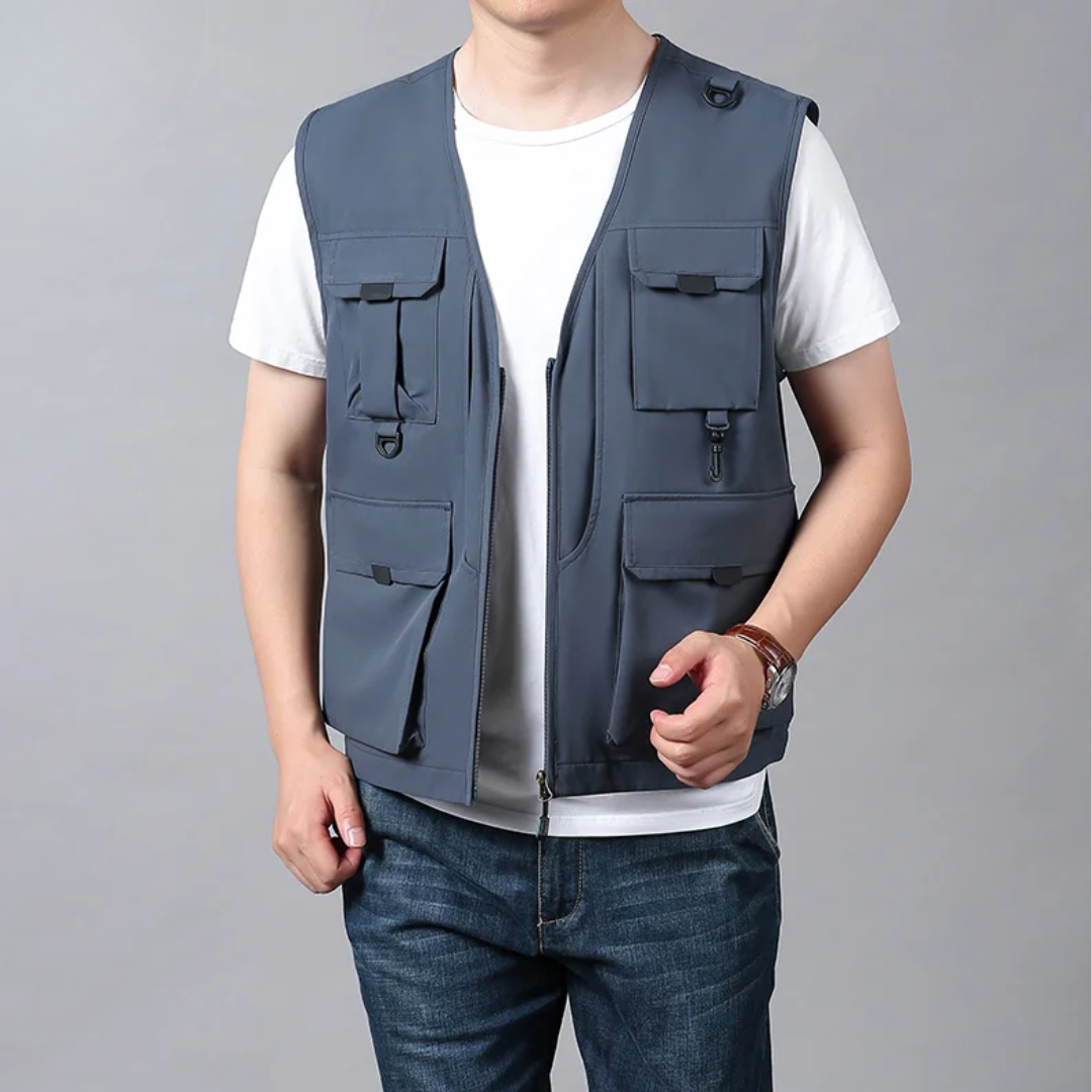 Multi-Pocket Cargo Vest