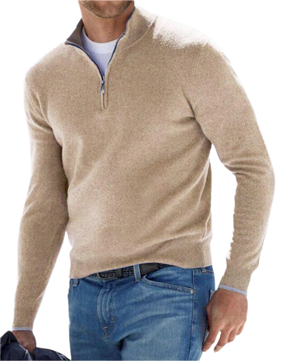 Elegant Zip Jumper