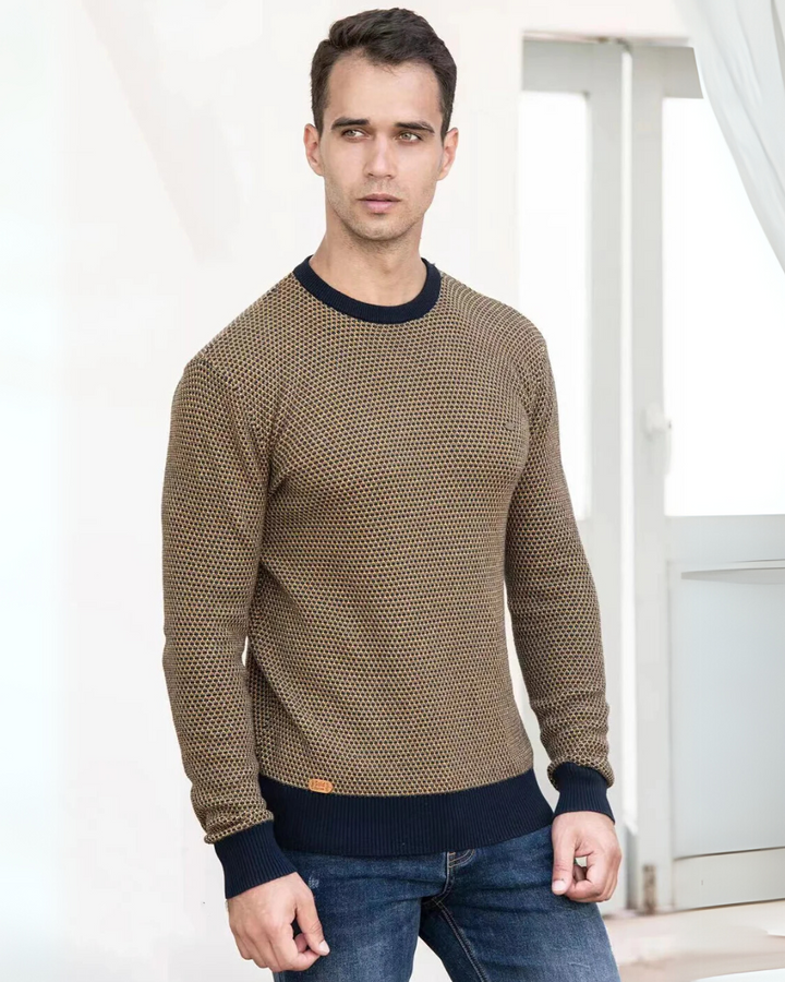 Men's Chequered Jumper