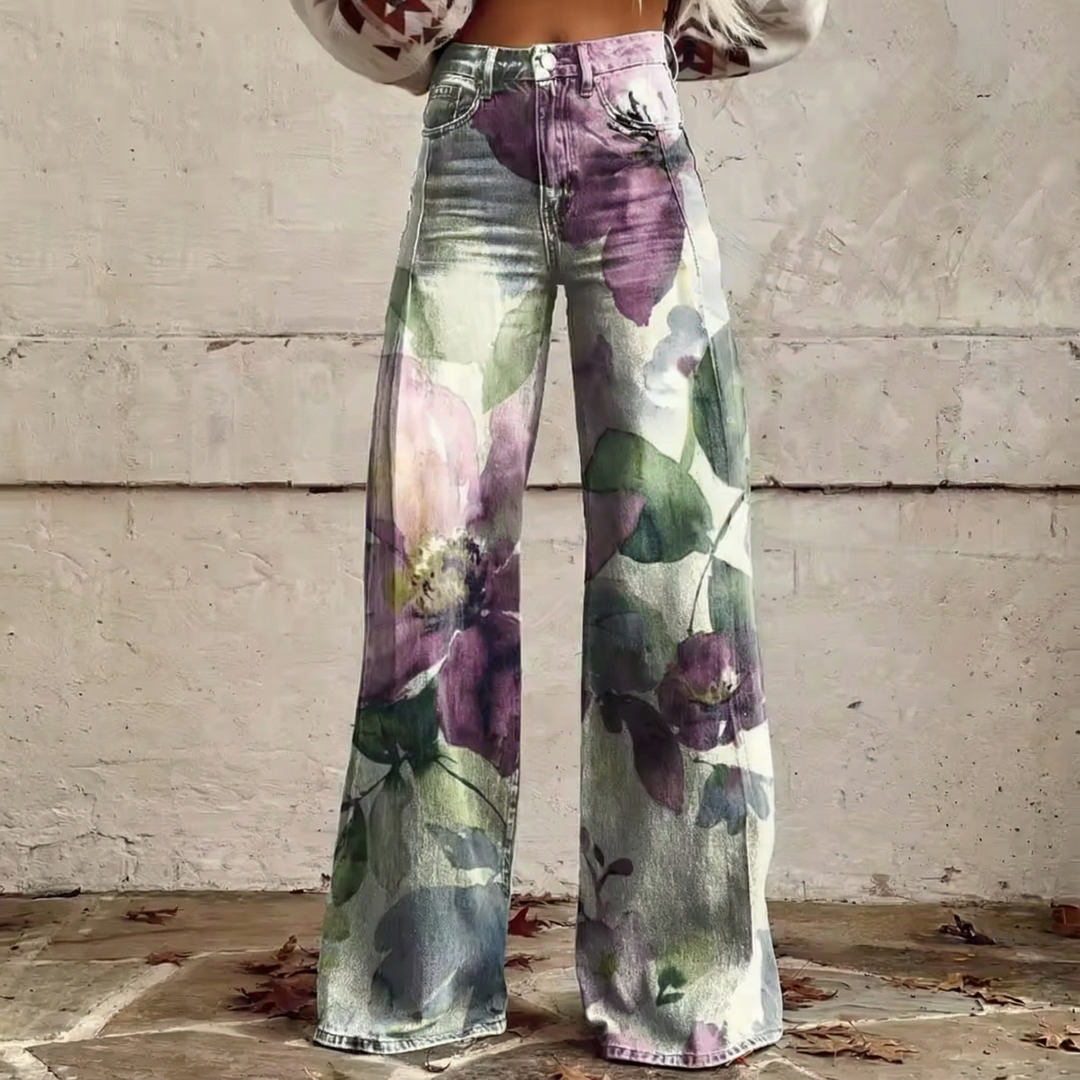 Rosalind | Garden Floral Jeans