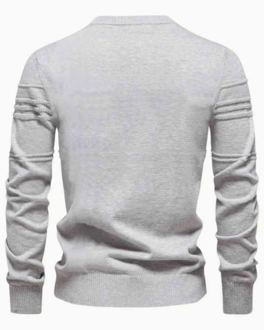 Men's Jumper With Checkered Design