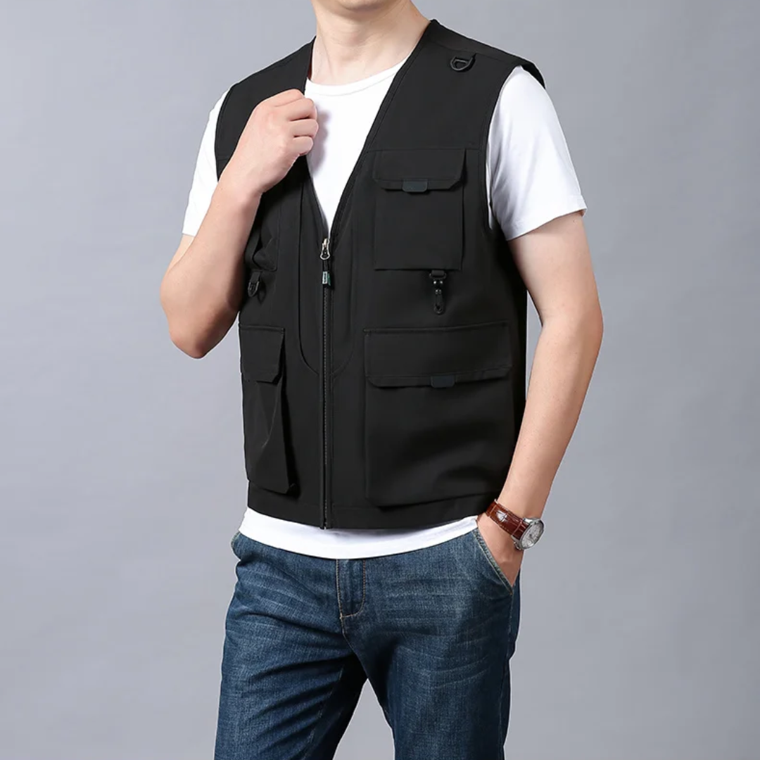Multi-Pocket Cargo Vest