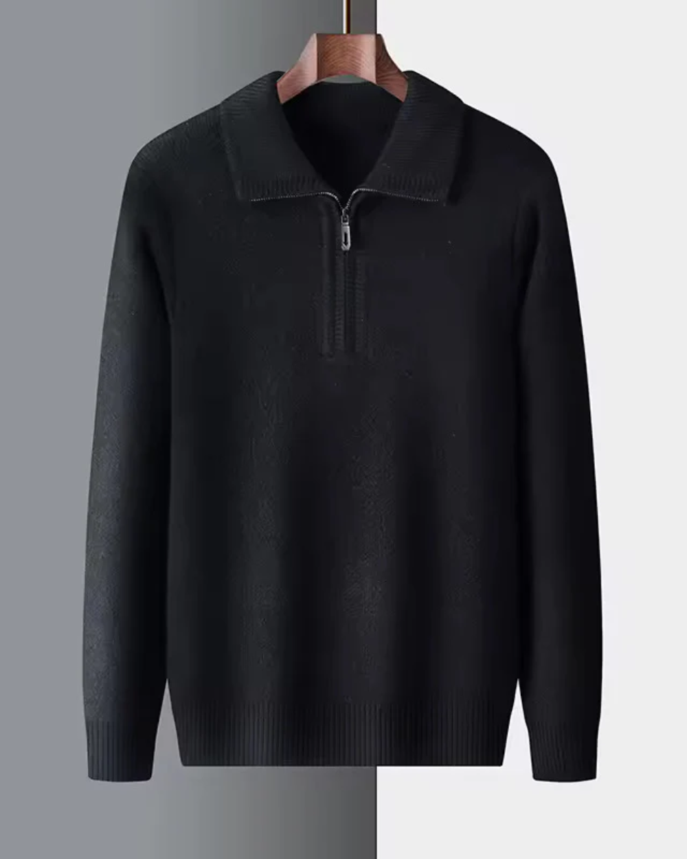 Gstaad Cashmere Quarter Zip Jumper