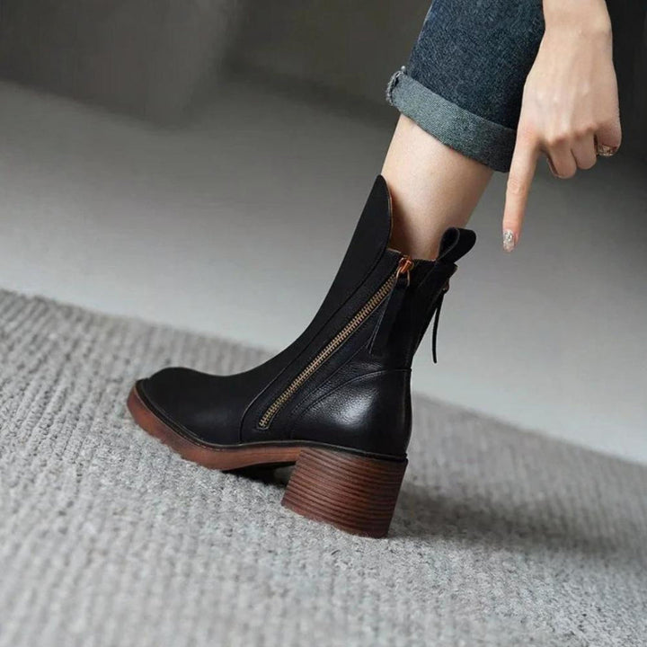 Leather Ankle Boots
