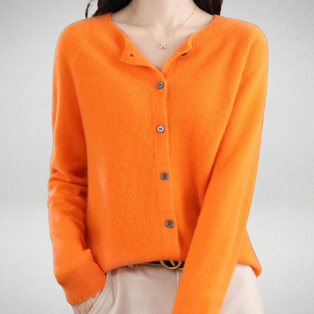 Isabelle | Cardigan cachemire col rond (kopie)