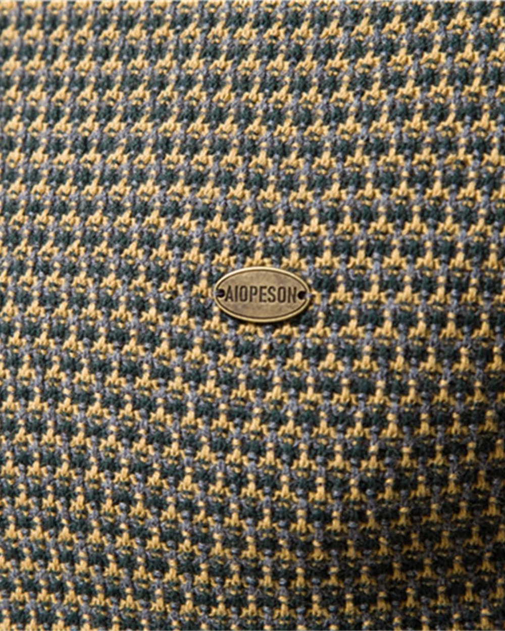 Men's Chequered Jumper